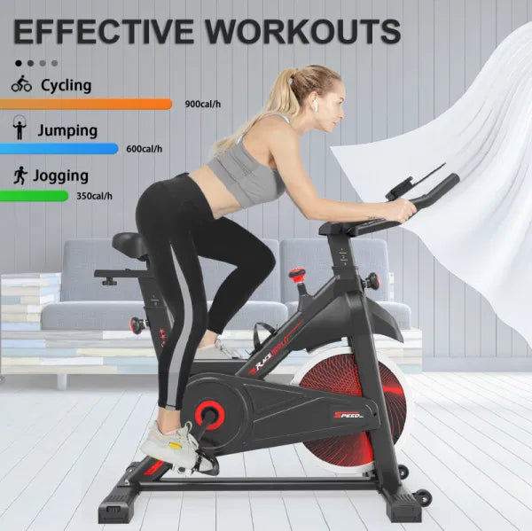 Bike Fitness Comfortable Bike Cycling Stationary, Gym with Workout Home Exercise