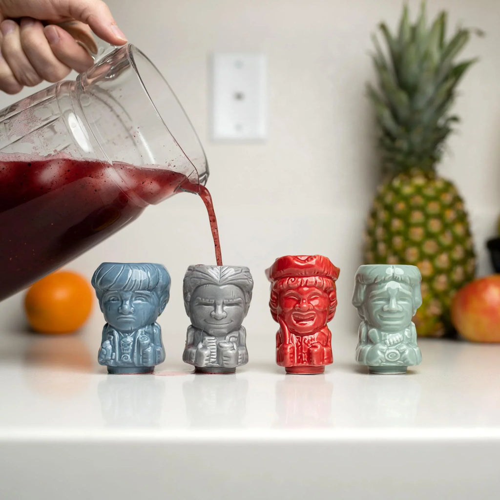 The Tikis | Data, Chunk, Goonies Mouth Mikey, Mini 4-Pack Geeki Muglet