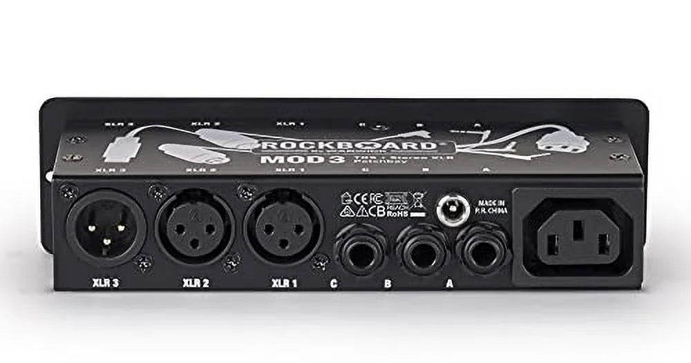 B XLR, RBO RockBoard Vocal Module for V2 TRS 3 MOD with V2 3 Rockboard