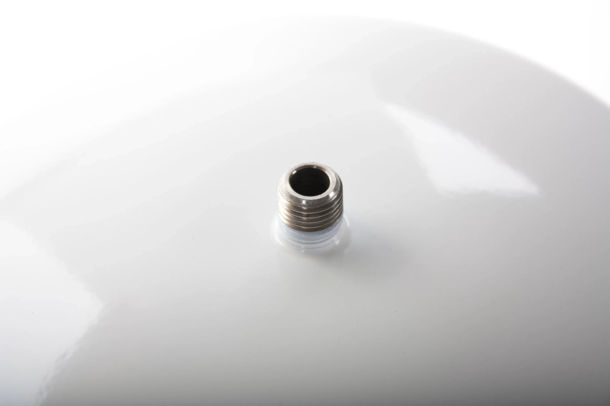 White, Stainless Gallon Hydronix - Steel 3.2 RO-122-W14 Osmosis Reverse Storage Small Water Size Tank, Port 1/4"