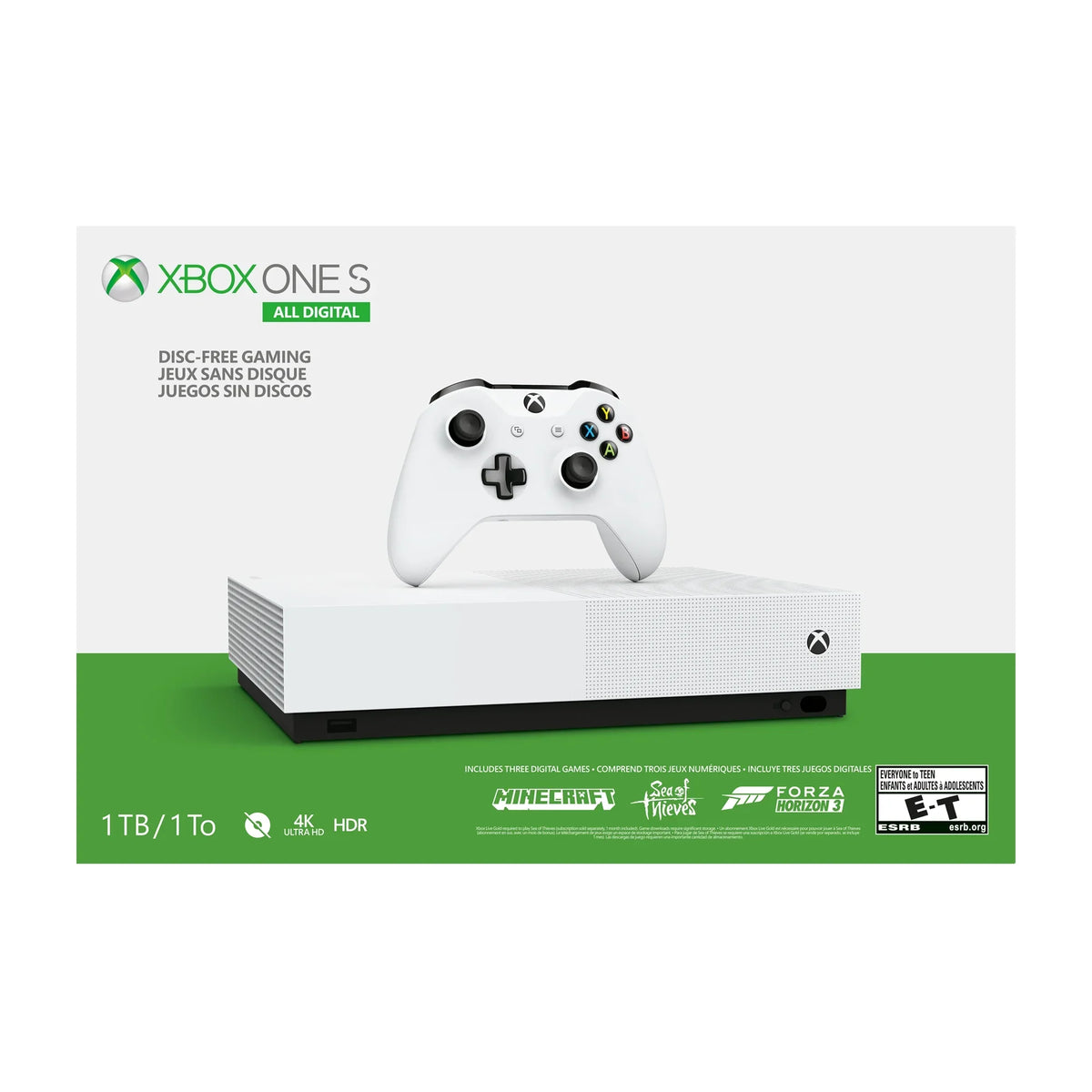 S NJP-00024 One Xbox All-Digital 1TB Gaming), Edition Microsoft (Disc-free Console White,