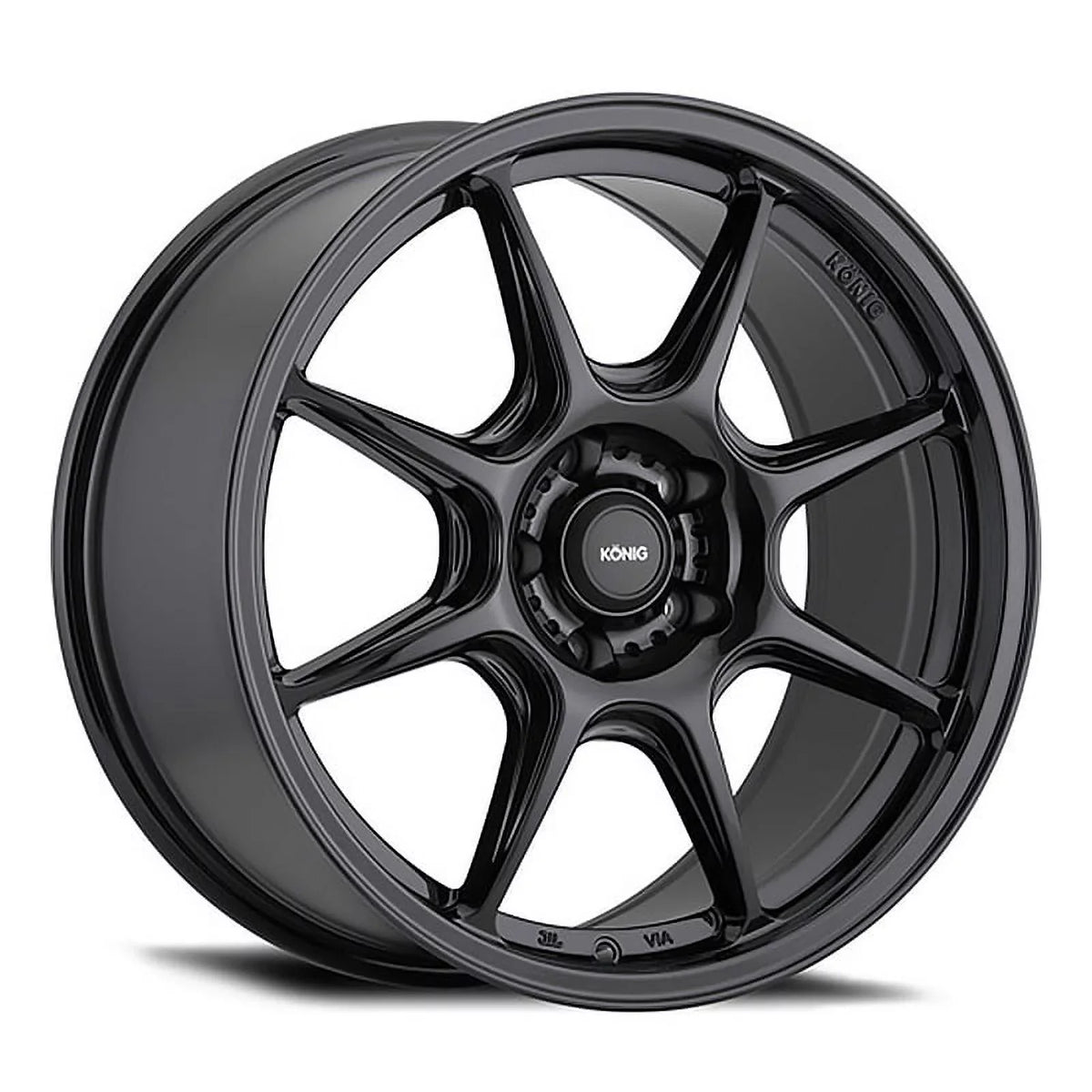 Konig Black Lockout Wheel Gloss 17x8 102B +38et 5x100
