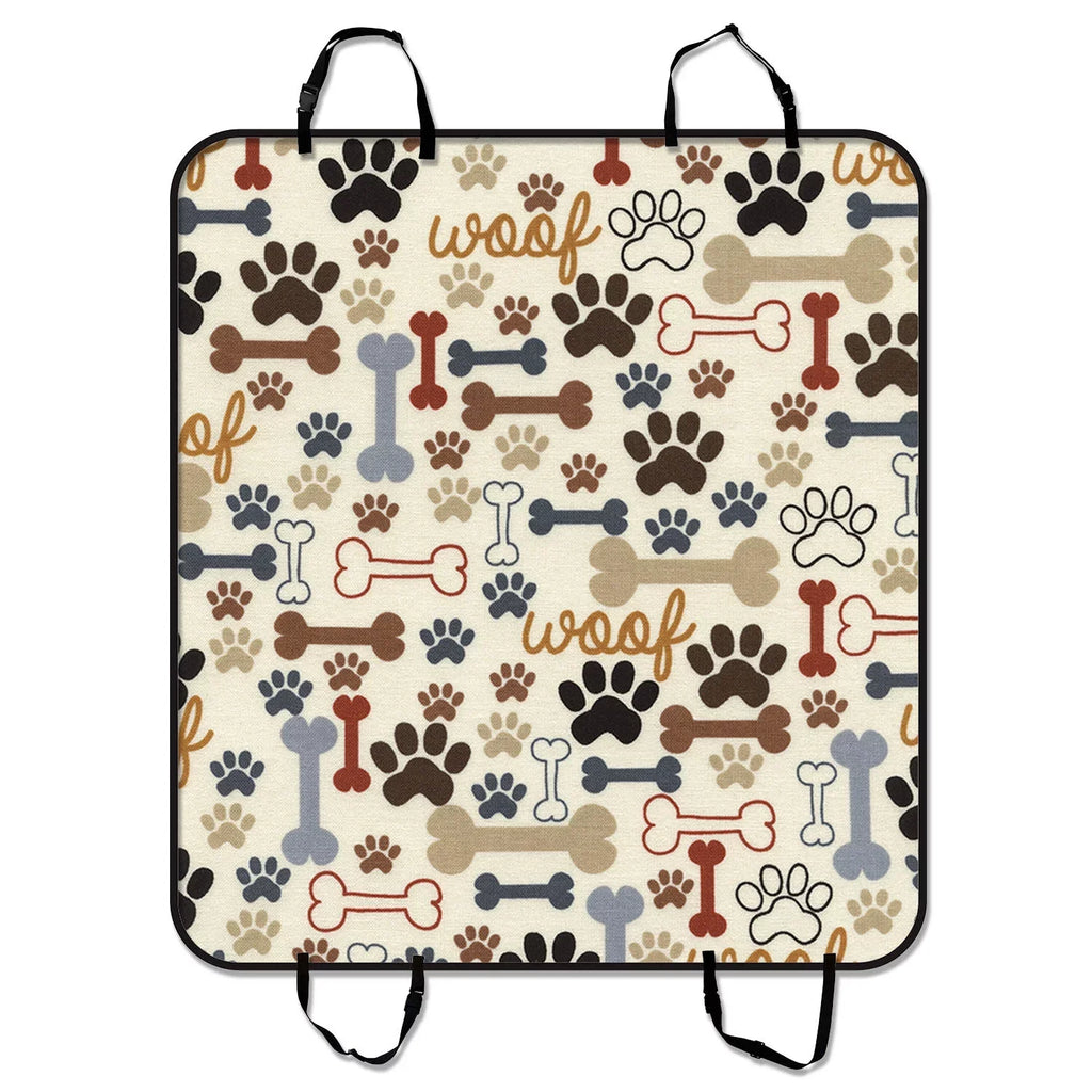 Pet Mat Car Trunk Cargo Paws Car Seat inches Seat and Hammock Bones SUV Cover Dog Trucks Dog and 54x60 GCKG Mat For Mat Cars