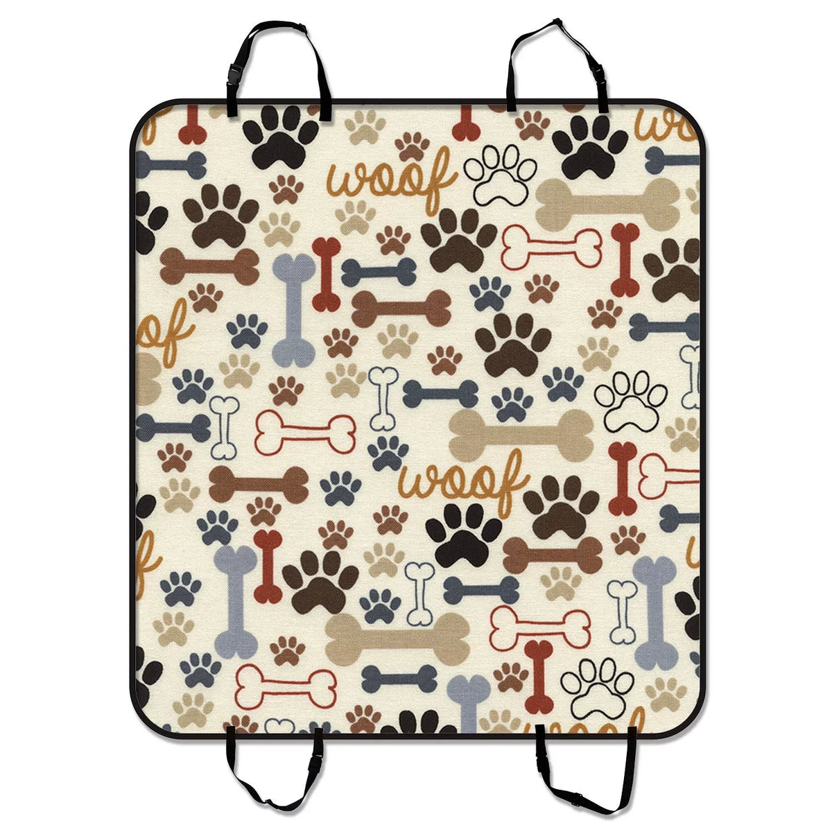 Pet Mat Car Trunk Cargo Paws Car Seat inches Seat and Hammock Bones SUV Cover Dog Trucks Dog and 54x60 GCKG Mat For Mat Cars