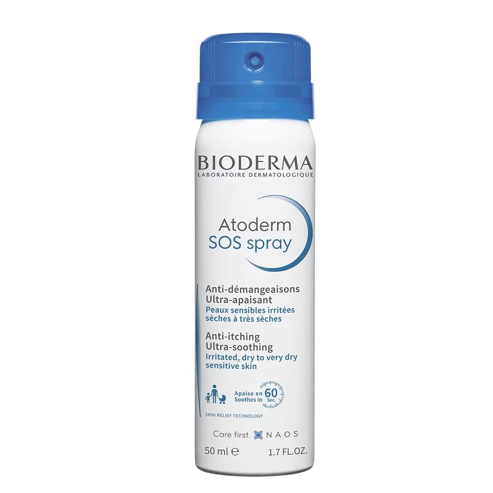 50ml AtodermSOS reflex spray Bioderma immediate Anti-icthing relief, for