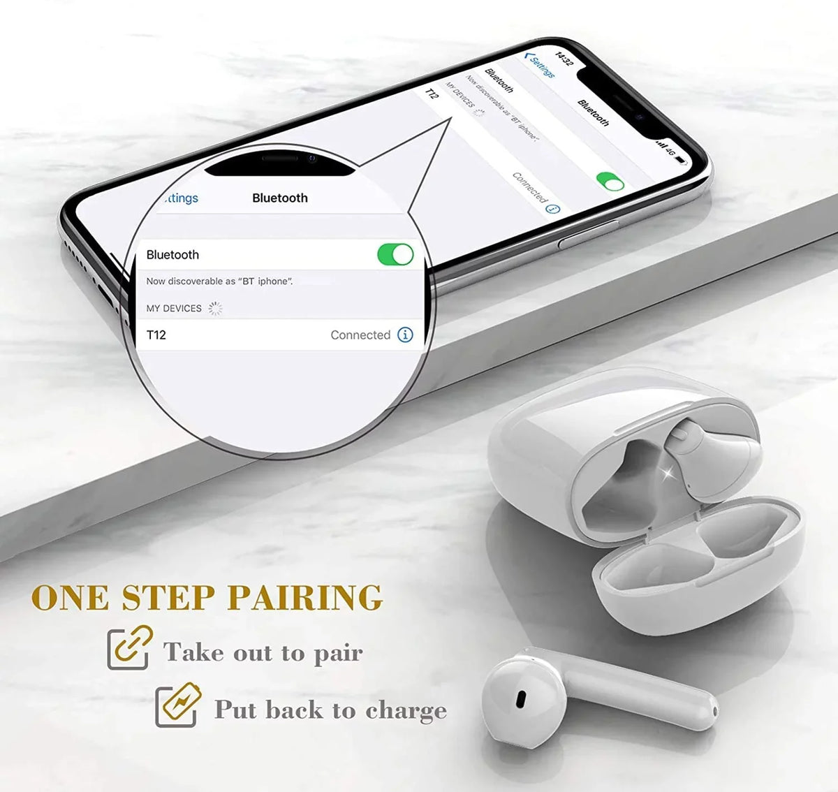 True Stereo Google Case Pixel TWS Earphones, Mic Headphones Hands-free For Earbuds - Wireless B4K Charging 7a Headset