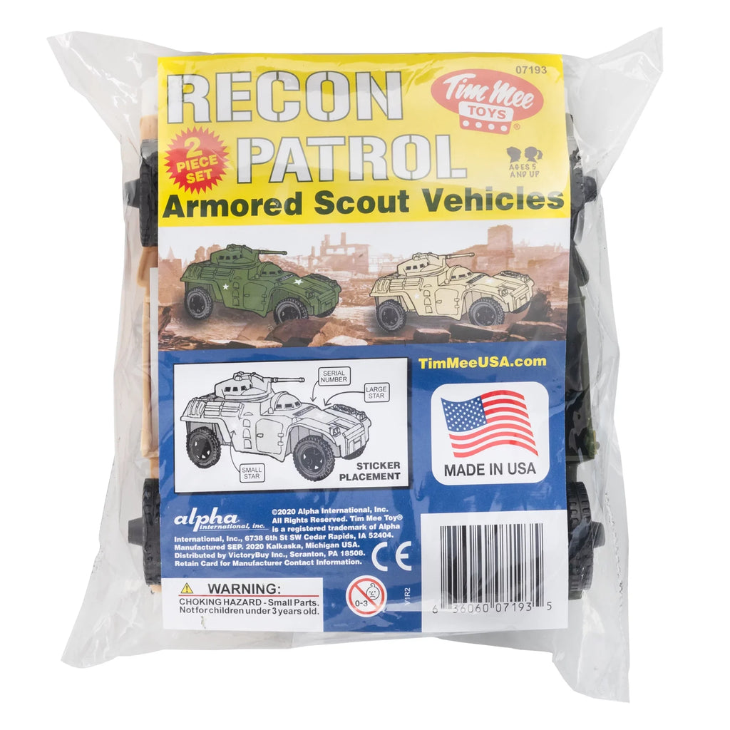 Armored - Tan Recon New & Scout Patrol Green Vehicles