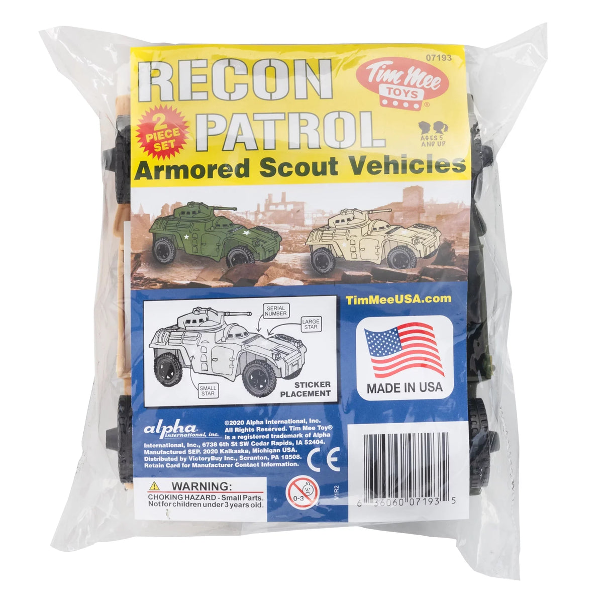 Armored - Tan Recon New & Scout Patrol Green Vehicles
