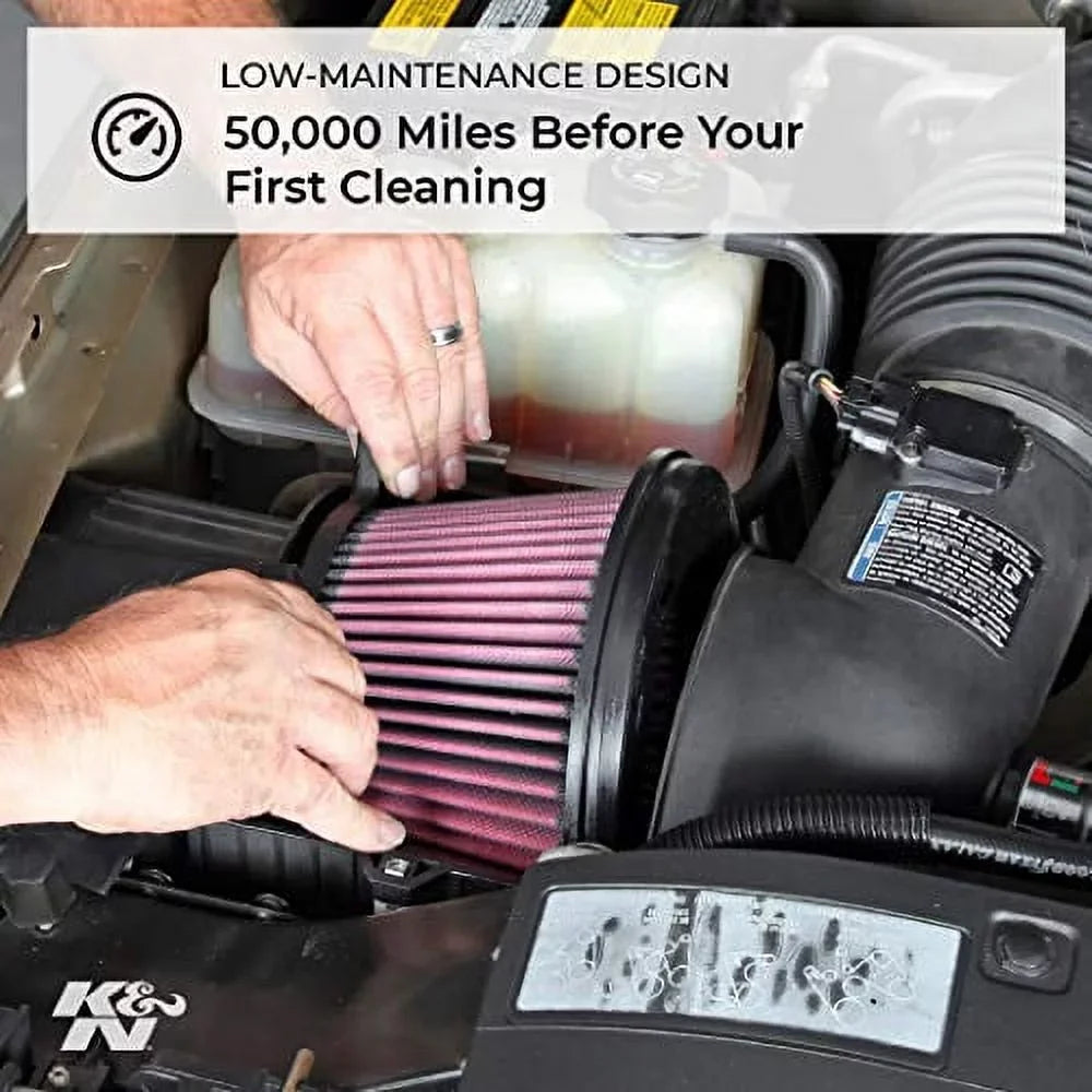 Performance, Washable, Duty: K&N Premium, E-3730 Industrial Filter, Replacement Engine High Heavy Air Filter: