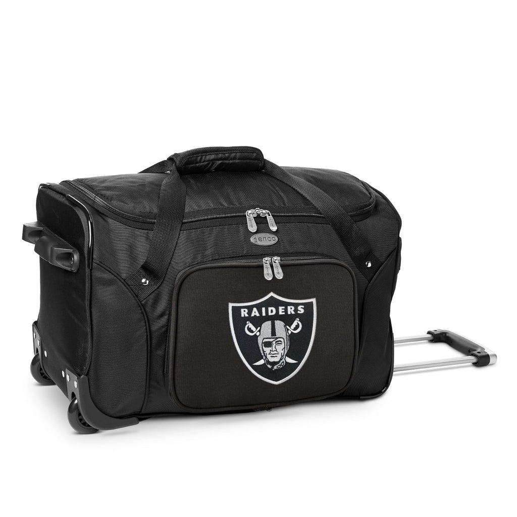 Black Raiders Bag 2-Wheeled Duffel MOJO Vegas Las 22"