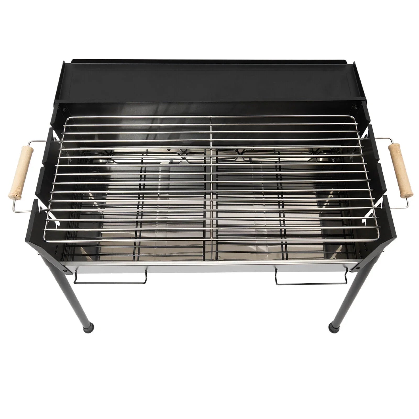 with Grill Food Folding Portable Charcoal Tool Charcoal Barbecue Grill BBQ Camping Kits Miumaeov for Grade Grill Stainless Picnic Grill 304 Steel