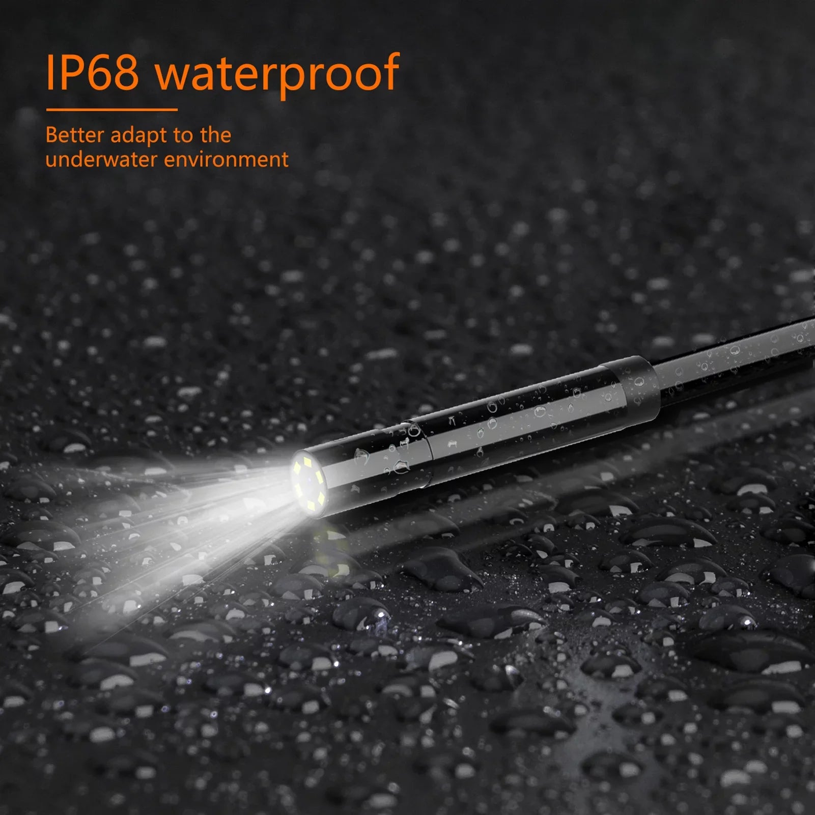 Display Camera Camera Waterproof inch 4.5 inch 8 Camera Industrial 1080P/2592 Dual 4.5 inch 5m Camera Waterproof LED IP68 Display Shinysix IP68 LED Camera 1944P * Waterproof endoscope,1944P