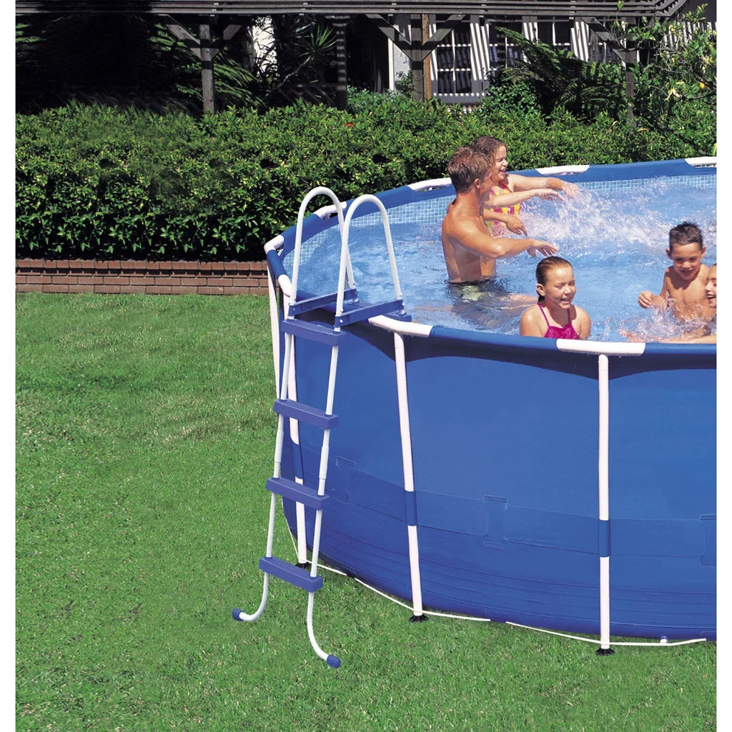 Metal (Older Frame 15-Feet Intex by 48-Inch Pool Set, Model)