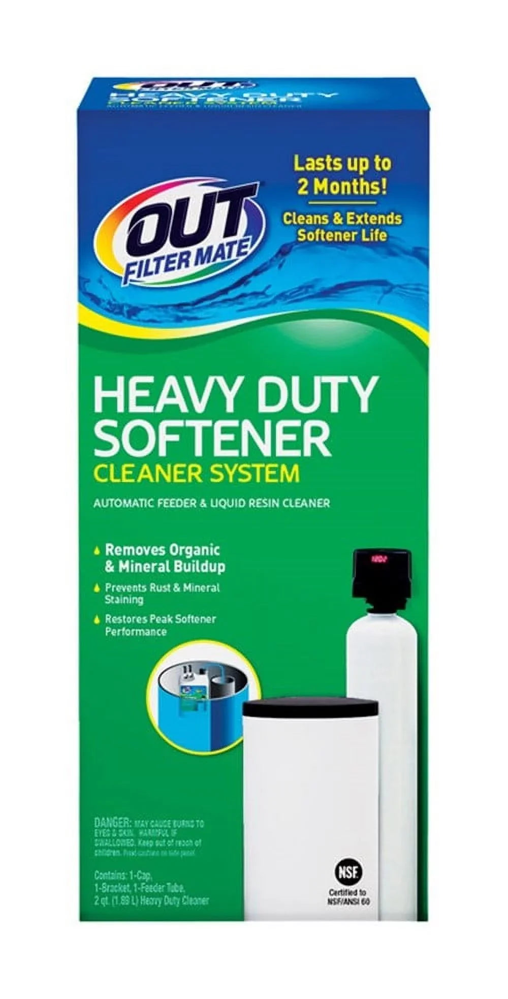 Mate OUT Cleaner 64 System Liquid oz Filter Softener Kit