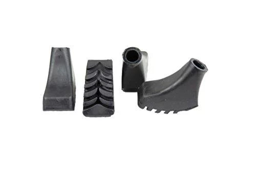 ix walking tips poles peak mons (4-pack) nordic rubber