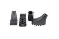 ix walking tips poles peak mons (4-pack) nordic rubber