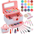 Old Toddler Pcs Girl Christmas 3-12 Kit Frozen Kids Washable Toys for for & Girl Safe Kids Gift Set Set, Real & Little 42 Makeup Year Non-Toxic Birthday Makeup Cosmetic, Girl Makeup (Pink)