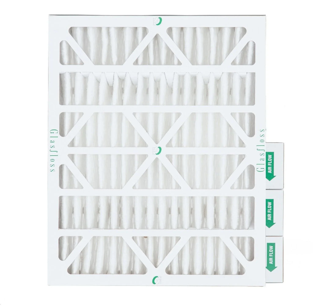 Air Furnace x 20x24x4 Box of Size: 4. 23-3/8 MERV x 19-3/8 Filters. ZL 3-3/4 AC 10 Exact Pleated Glasfloss