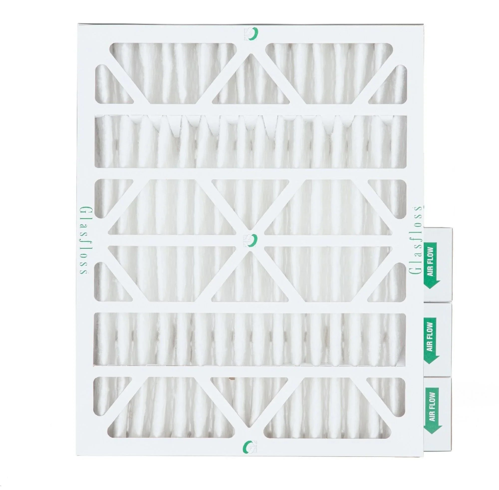 Air Furnace x 20x24x4 Box of Size: 4. 23-3/8 MERV x 19-3/8 Filters. ZL 3-3/4 AC 10 Exact Pleated Glasfloss