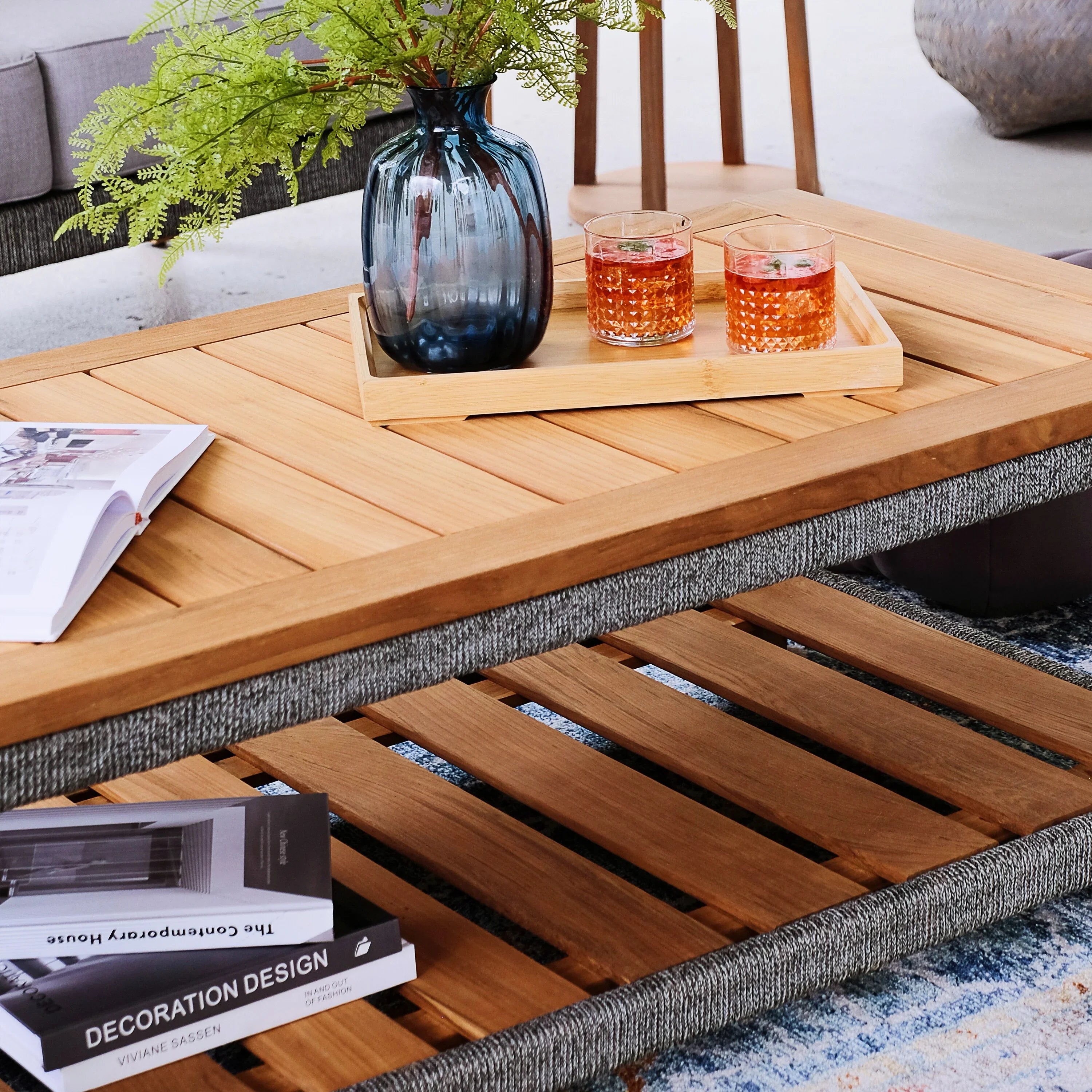 Nassau Table Patio Cambridge Coffee Casual Teak
