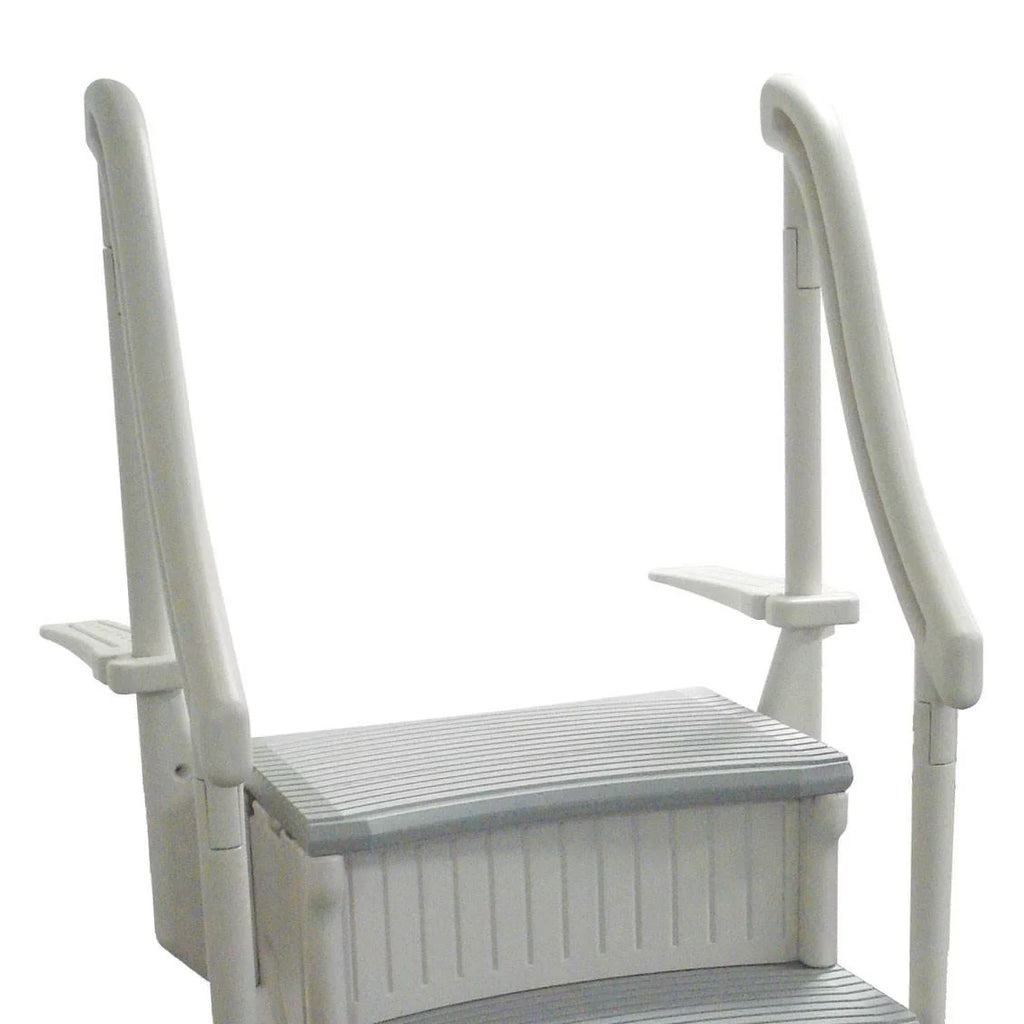 Grand Entry Steps Swimming Pool CCXIG Stairs Inground Gray Pack) (2 Confer