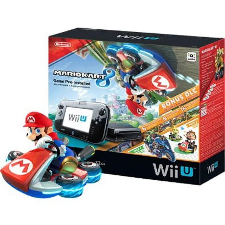Wii Kart bundle DLC Set Deluxe U 8 Nintendo with Mario