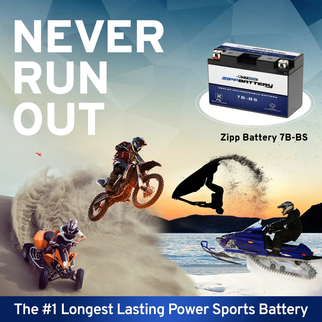 Suzuki Performance Battery - For Drz400Sm Agm Yt7B-Bs High 2008 Motorcycle