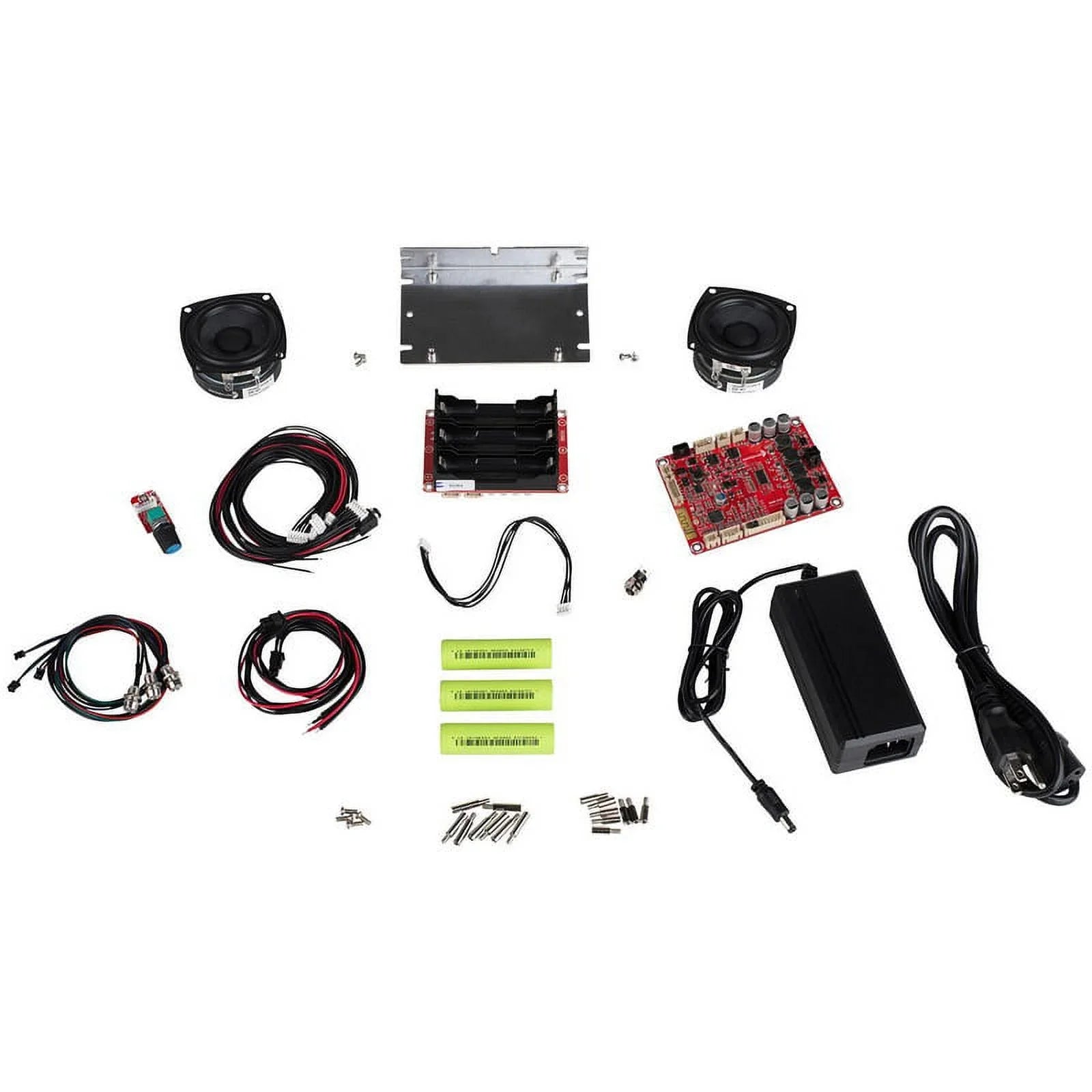 Parts Battery Full-Range Bluetooth 2-1/2" 30 Watt Package Portable with Express Drivers Powered Speaker