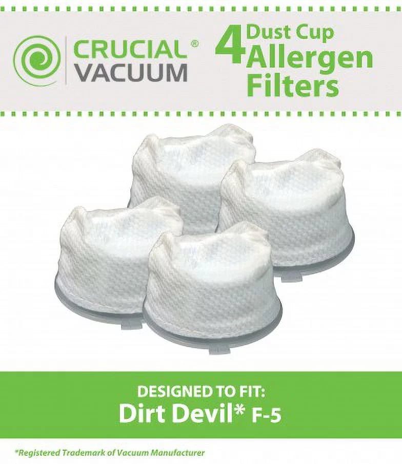 Base, Vac Part Dirt Filters with Hand Devil 3DEA950001 4 F5 #