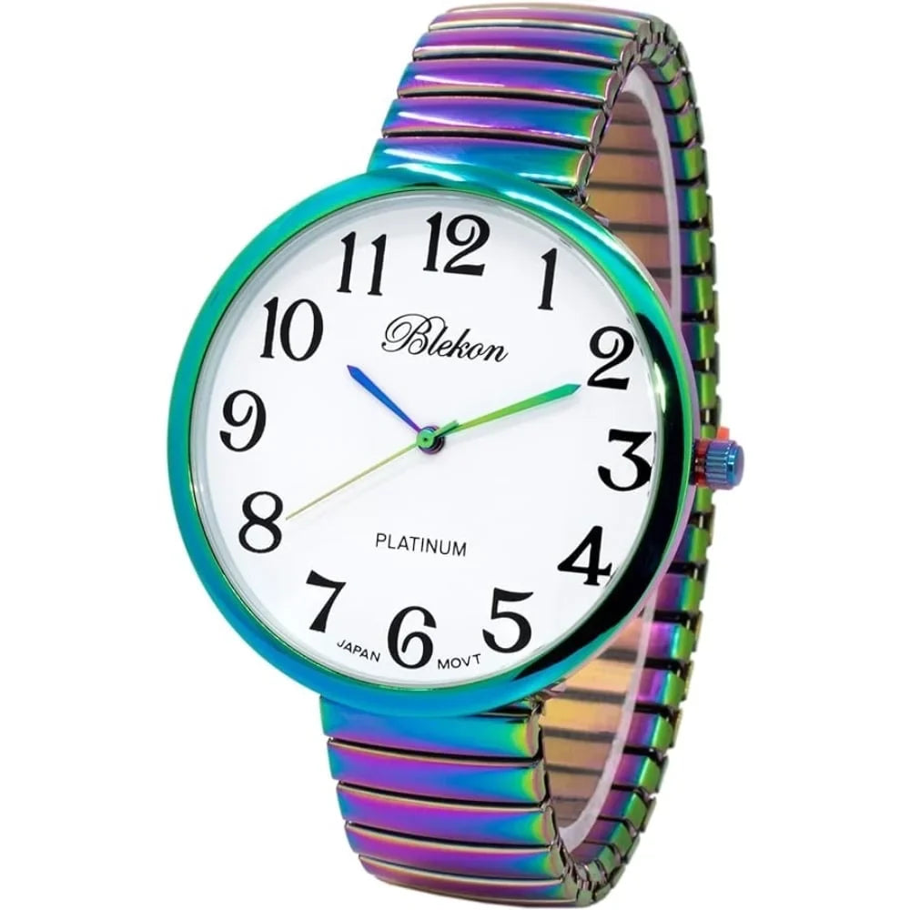 Face Stretch Japanese New Band Watch Large Fashion Movement PC21J Blekon Collections Super