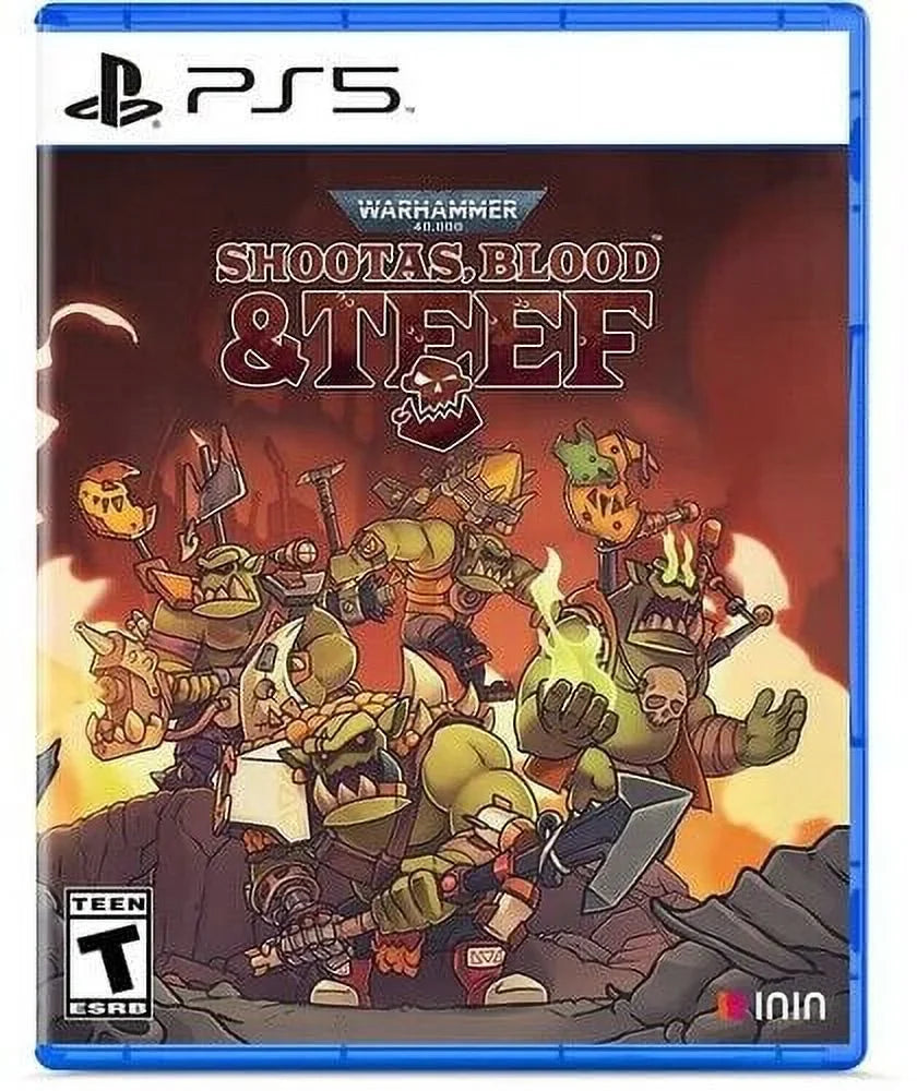 Warhammer [New 5 for 40,000: Blood Game] Shootas, Teef PlayStation Video &