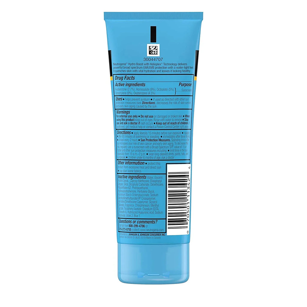 Sunscreen 6 Gel Pack Boost SPF Hydro oz Lotion 3 Water 50 Neutrogena