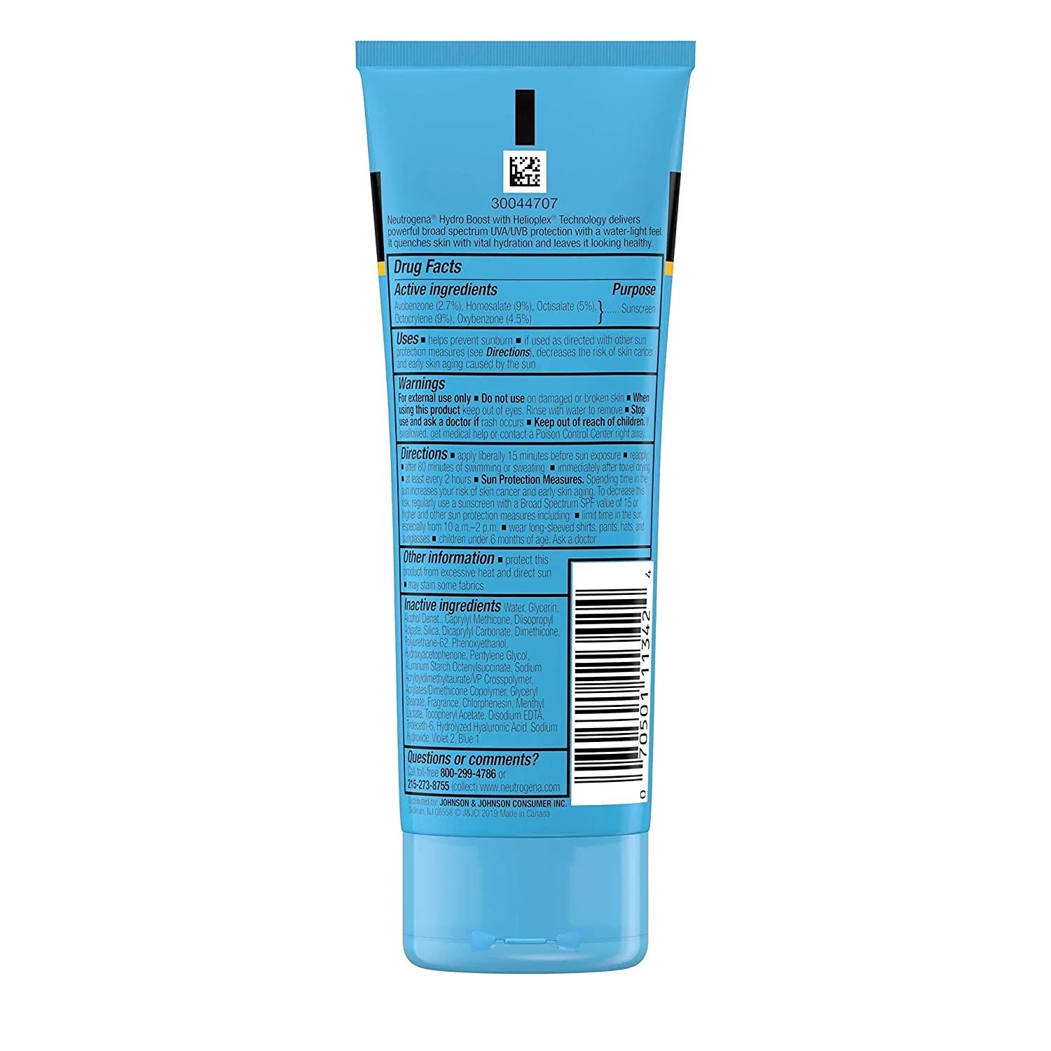 Sunscreen 6 Gel Pack Boost SPF Hydro oz Lotion 3 Water 50 Neutrogena
