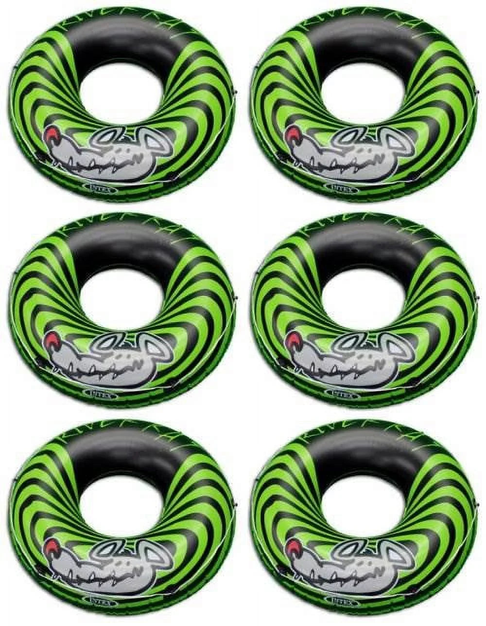 Intex Rat Lake/Pool/River 48-Inch 68209E For 6 Tubes | x River 6-Pack Inflatable