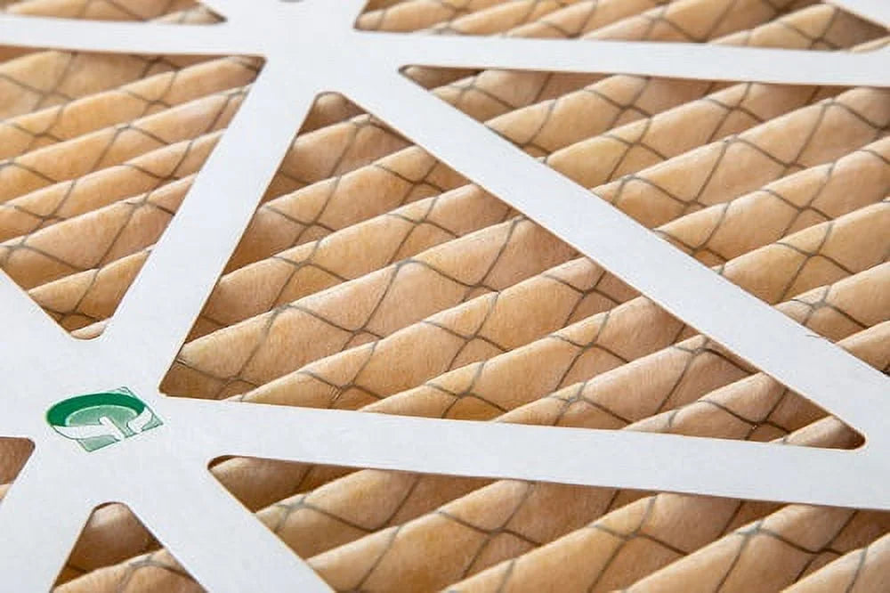6 11 7/8 Size: x 21-1/2 Filters Pack Pleated Glasfloss. by MERV x Air 21-1/2 22x22x1 of Actual