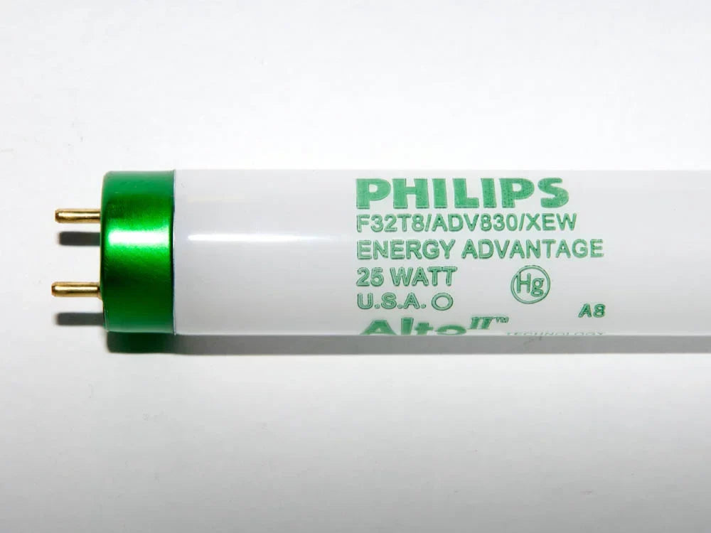 25 Bulb Philips T8 Tube Plus - Straight F32T8/ADV830/XEW/ALTO Fluorescent Foot Light 282046 Watt 4