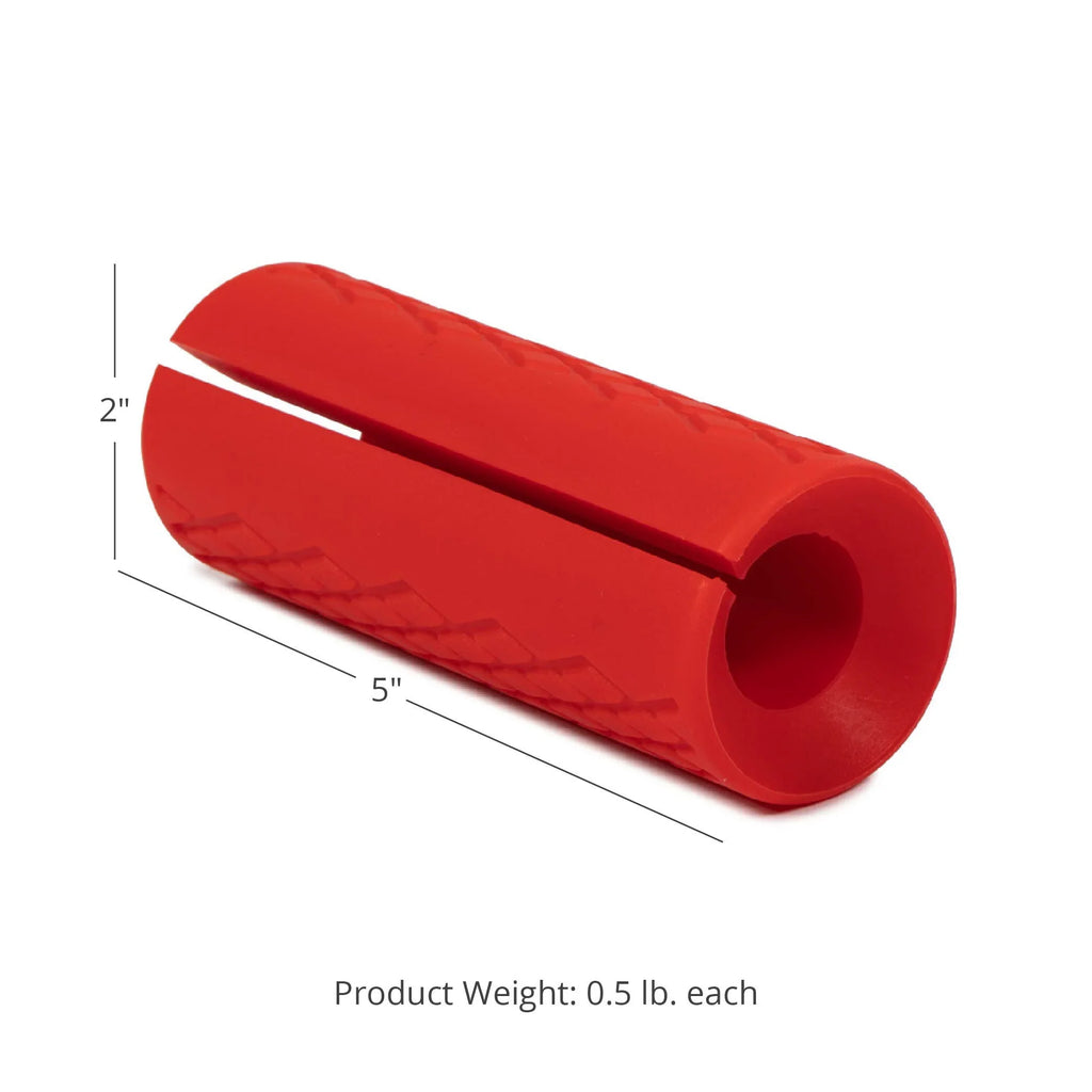 Dumbbell Grips Barbell Kettlebell Training Titan Thick Weight Bar for 2-in. Fitness Hand Pair