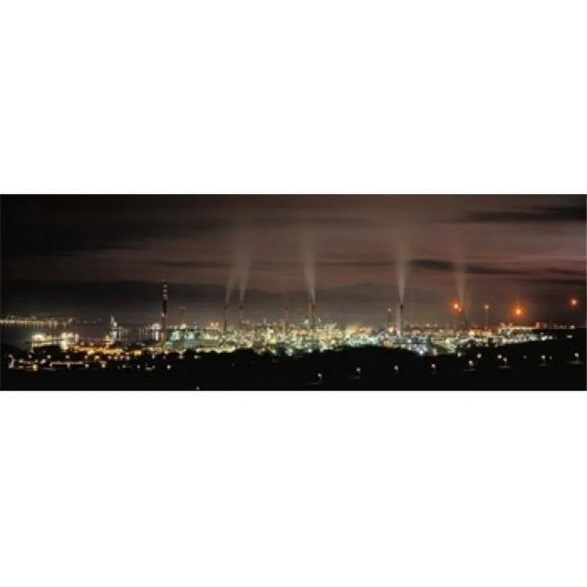 Spain - Images De La 12 Panoramic Andalusia High Print Poster night view by Panoramic of angle x refinery up at Linea 36 La lit Images oil Concepcion at