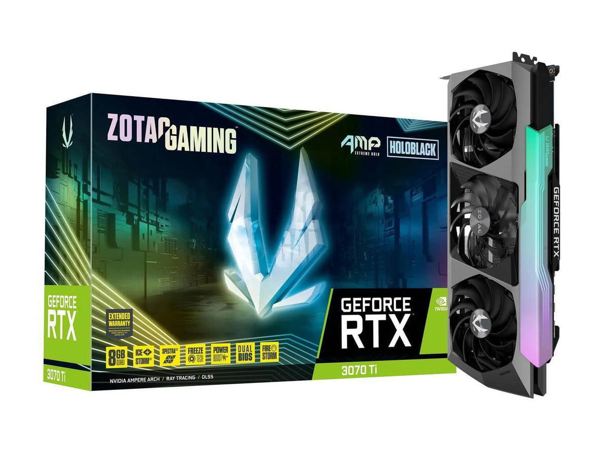 ATX PCI 4.0 Holo 3070 Extreme GDDR6X ZOTAC Ti Card AMP Express Video RTX 8GB GeForce ZT-A30710B-10P
