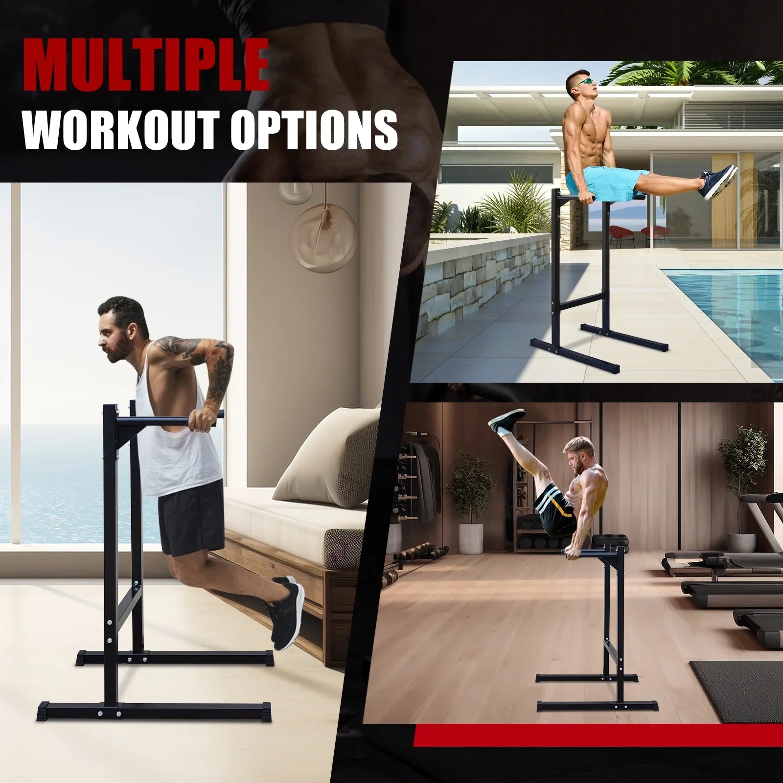 exercise comfortable to grip strength and up bearing, high high frame, load pull-up, 500 exercise weight, Portable home
