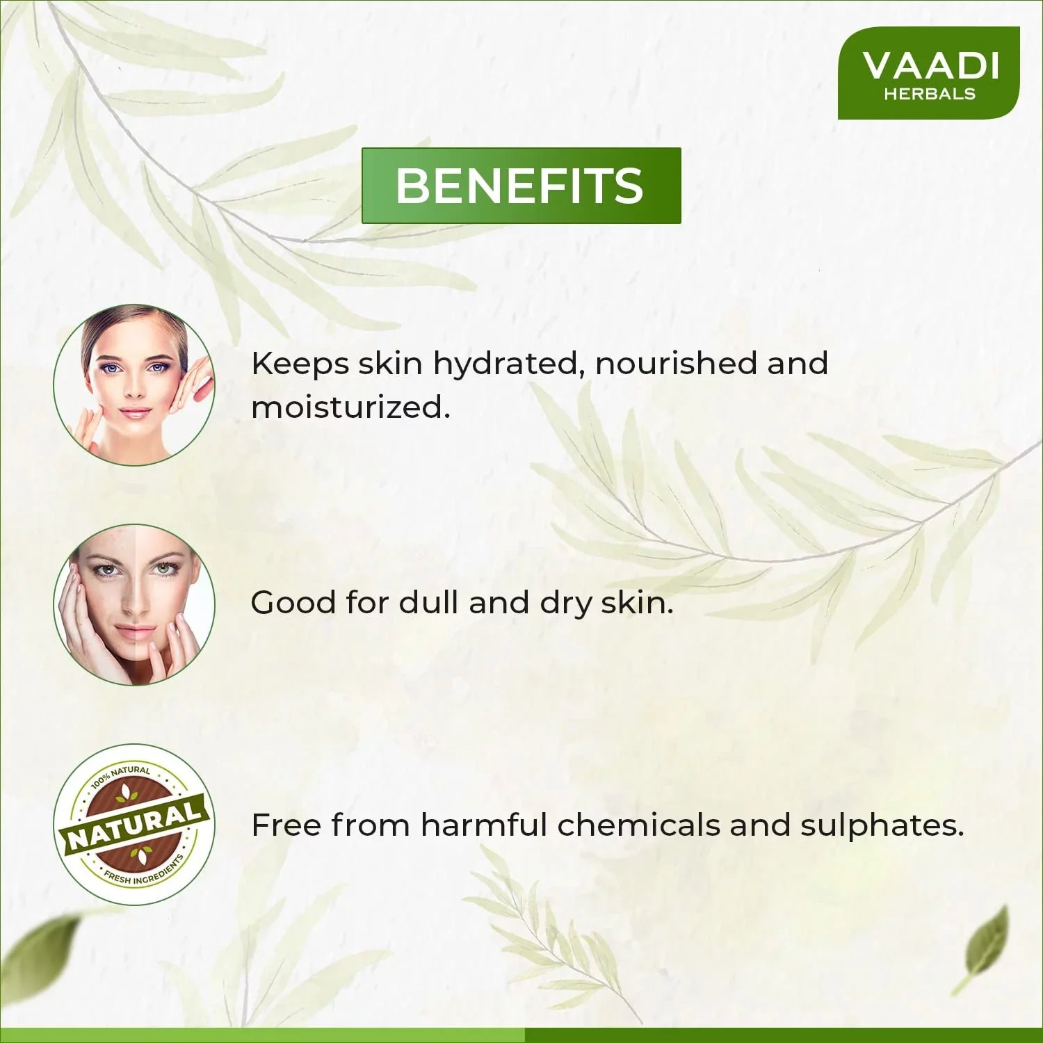 Herbals 75G Fresh Vaadi Soap, Papaya