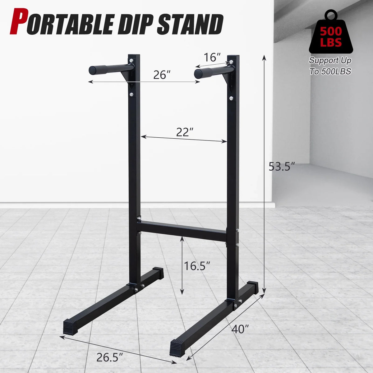 exercise comfortable to grip strength and up bearing, high high frame, load pull-up, 500 exercise weight, Portable home