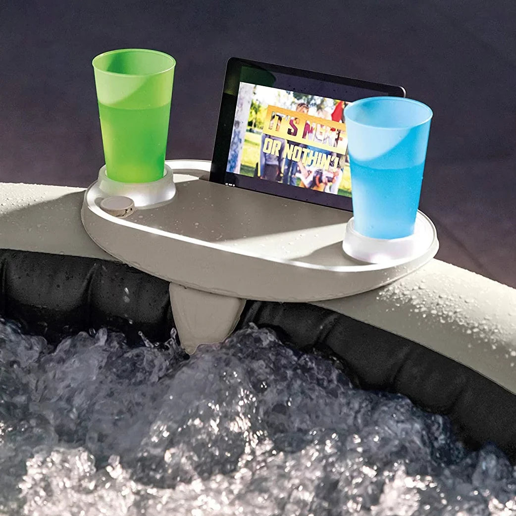 x Intex PureSpa Tray with Greystone 28", Hot Tub, Phone Inflatable 94 Plus
