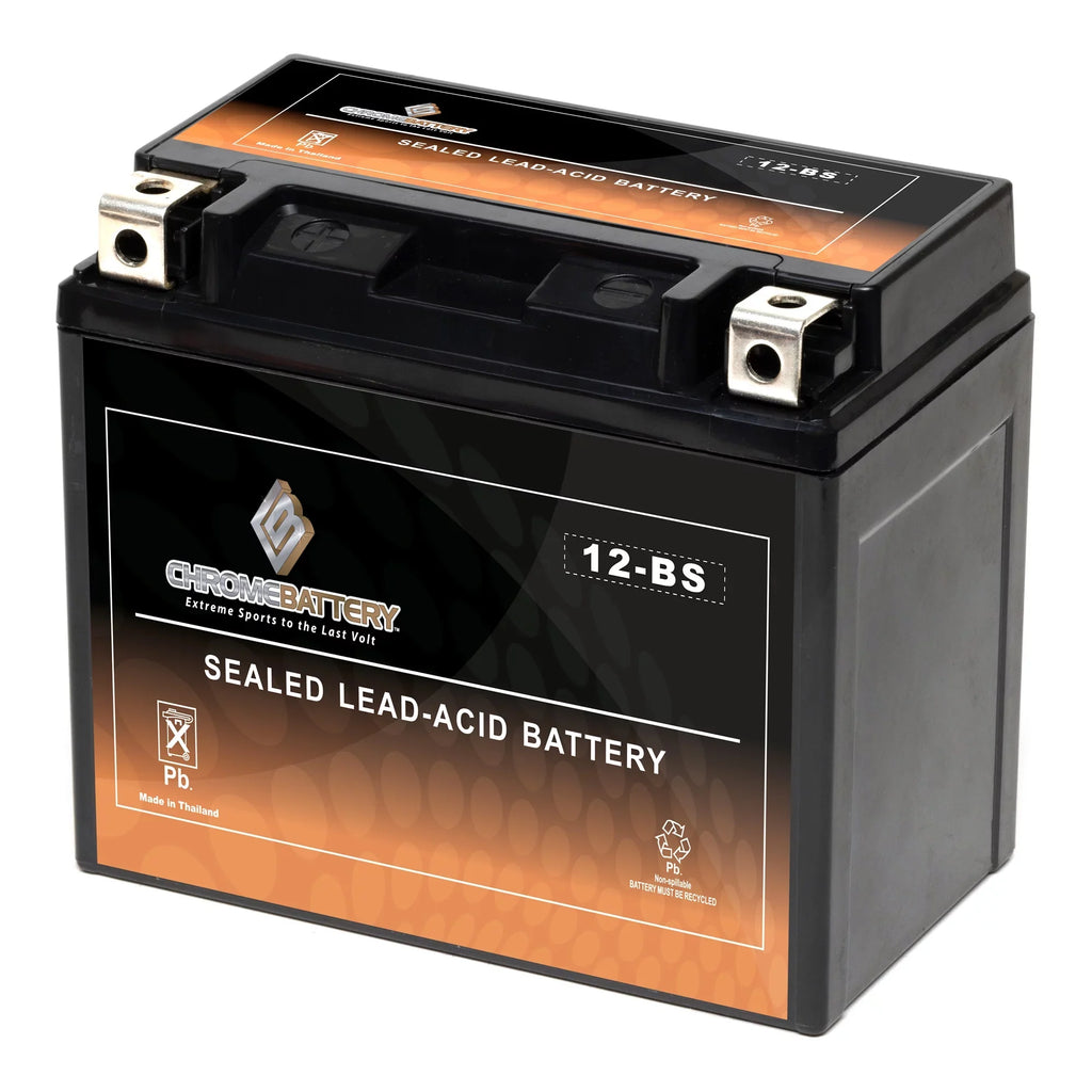 Gsx-r1100 12 1100cc YTX12-BS - Motorcycle - Volt,10 Year (12-BS 180 1998) Ah, CCA) Suzuki W (1993 Chrome for Battery Battery