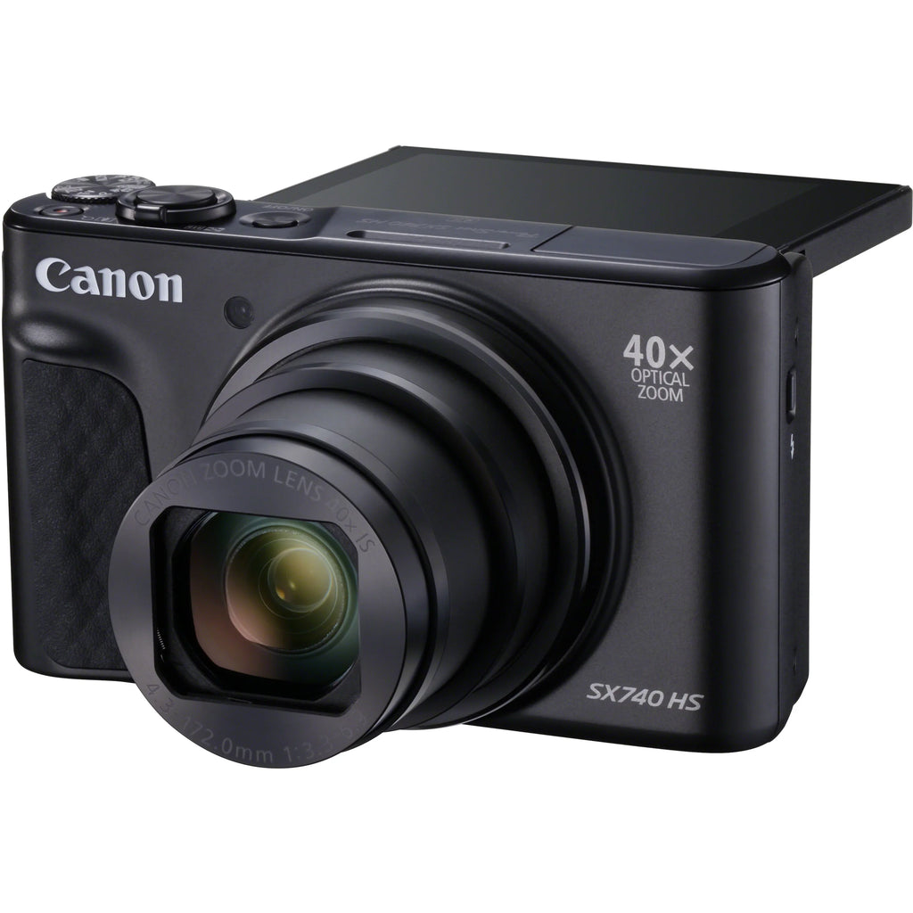 Black 20.3 Compact PowerShot Camera, SX740 HS Megapixel Canon