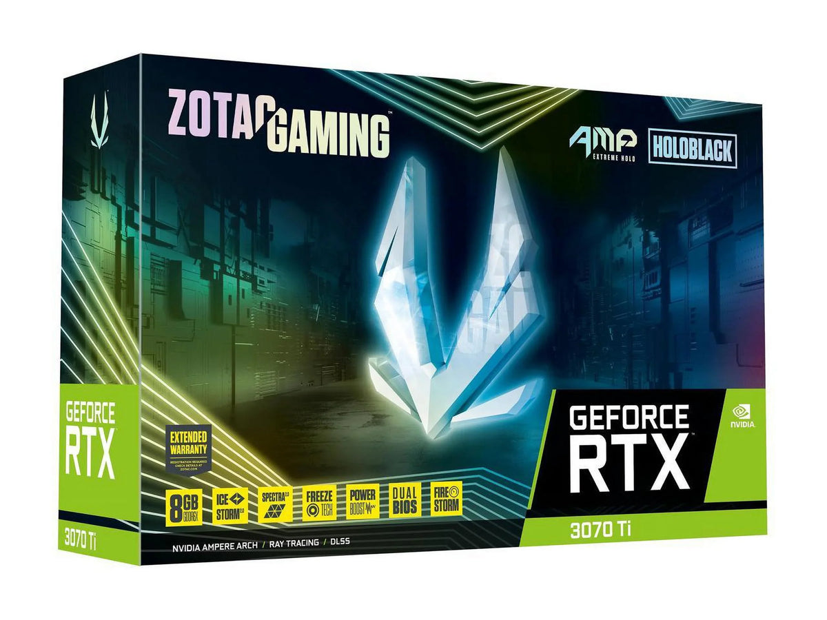 ATX PCI 4.0 Holo 3070 Extreme GDDR6X ZOTAC Ti Card AMP Express Video RTX 8GB GeForce ZT-A30710B-10P