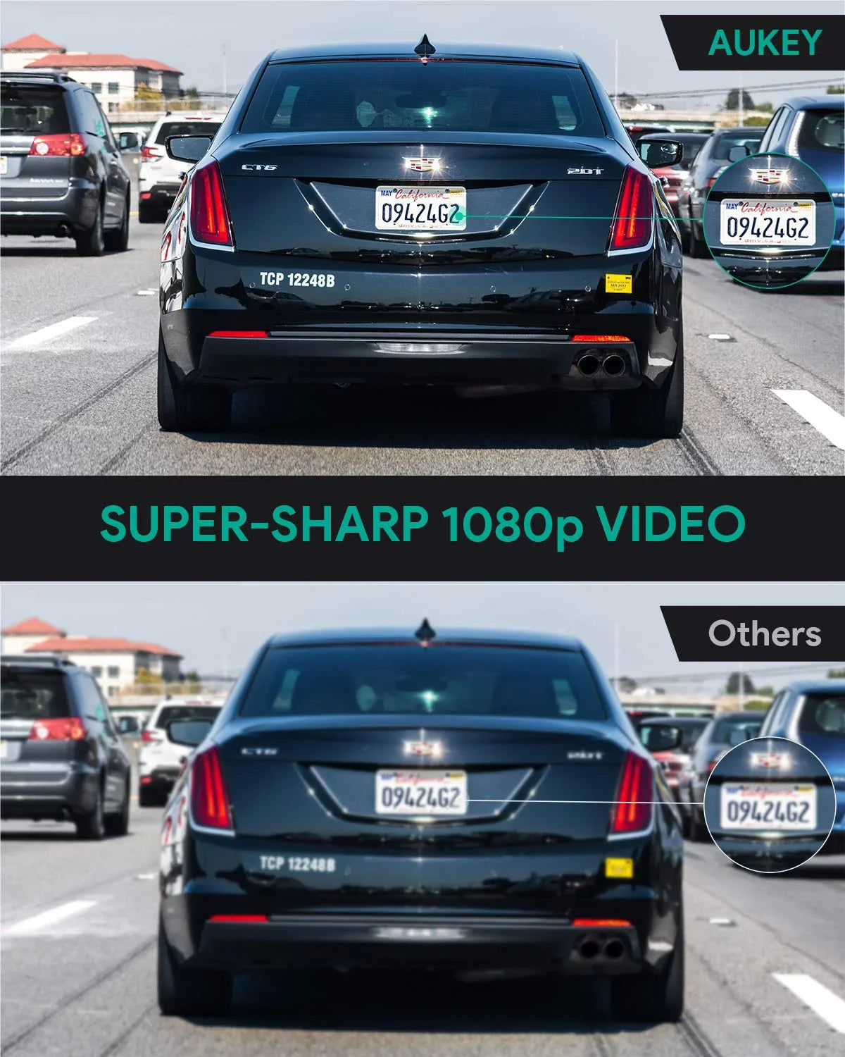 1080P Wide Cam, for AUKEY P Cars, Angle Lens Camera, Black-DR02 Dash Dash Wifi 170-Degree Car 6-Lane FHD Camera