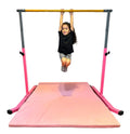 Bar Gymnastics 5 Bar for (Pink) Kip Strong to Equipment Legs Training, Star-TD Curved Gymnastics Home Gymnastic Junior Expandable Gym Adjustable Heavy Kids Height FT Duty 3 Training 5 Horizontal FT