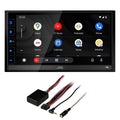 Digital 6.8" Apple Steering Interface KW-M780BT Android with Compatible Auto / Media JVC CarPlay Wheel Receiver, With