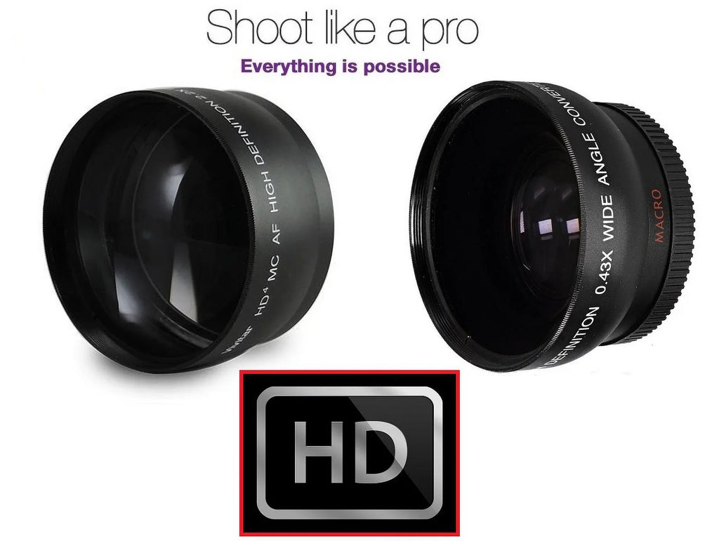 NEXC3 SONY & LENS ANGLE NEX-C3 C3 TELEPHOTO WIDE SET NEX HD Compatible) FOR (49mm